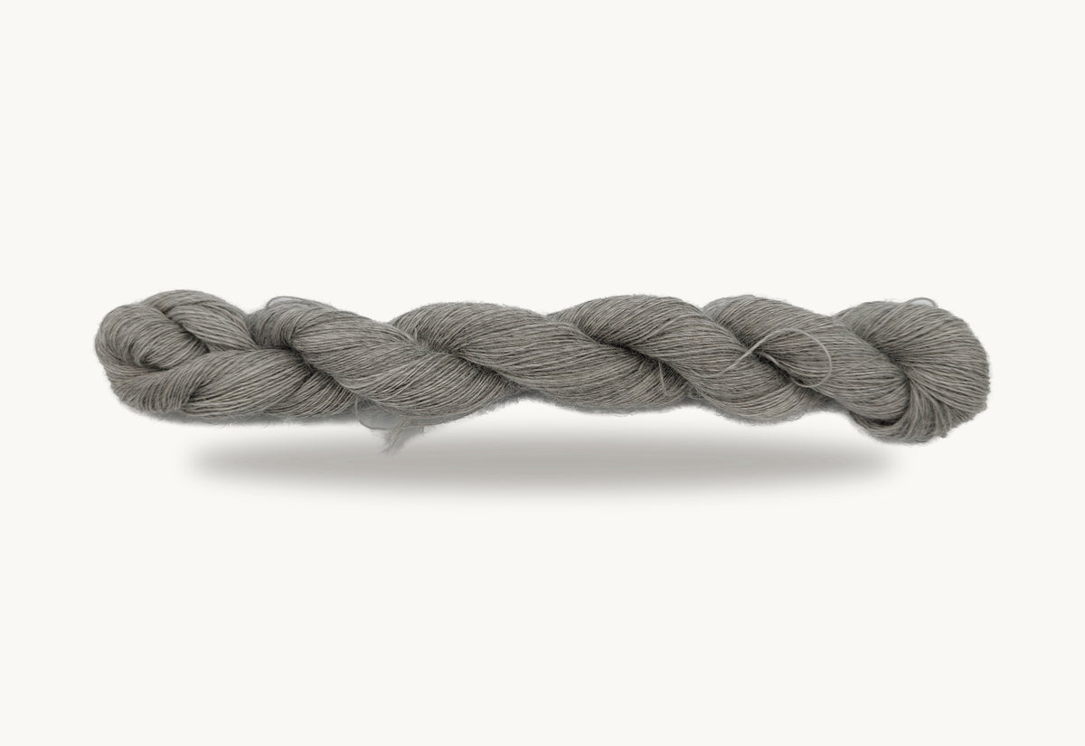 Mohair by Canard Single Kid Mohair - Light Gray Melange