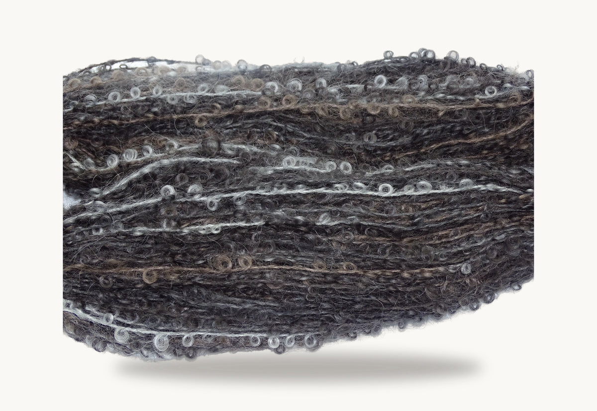Mohair by Canard Bouclé Mohair - Charcoal Mix