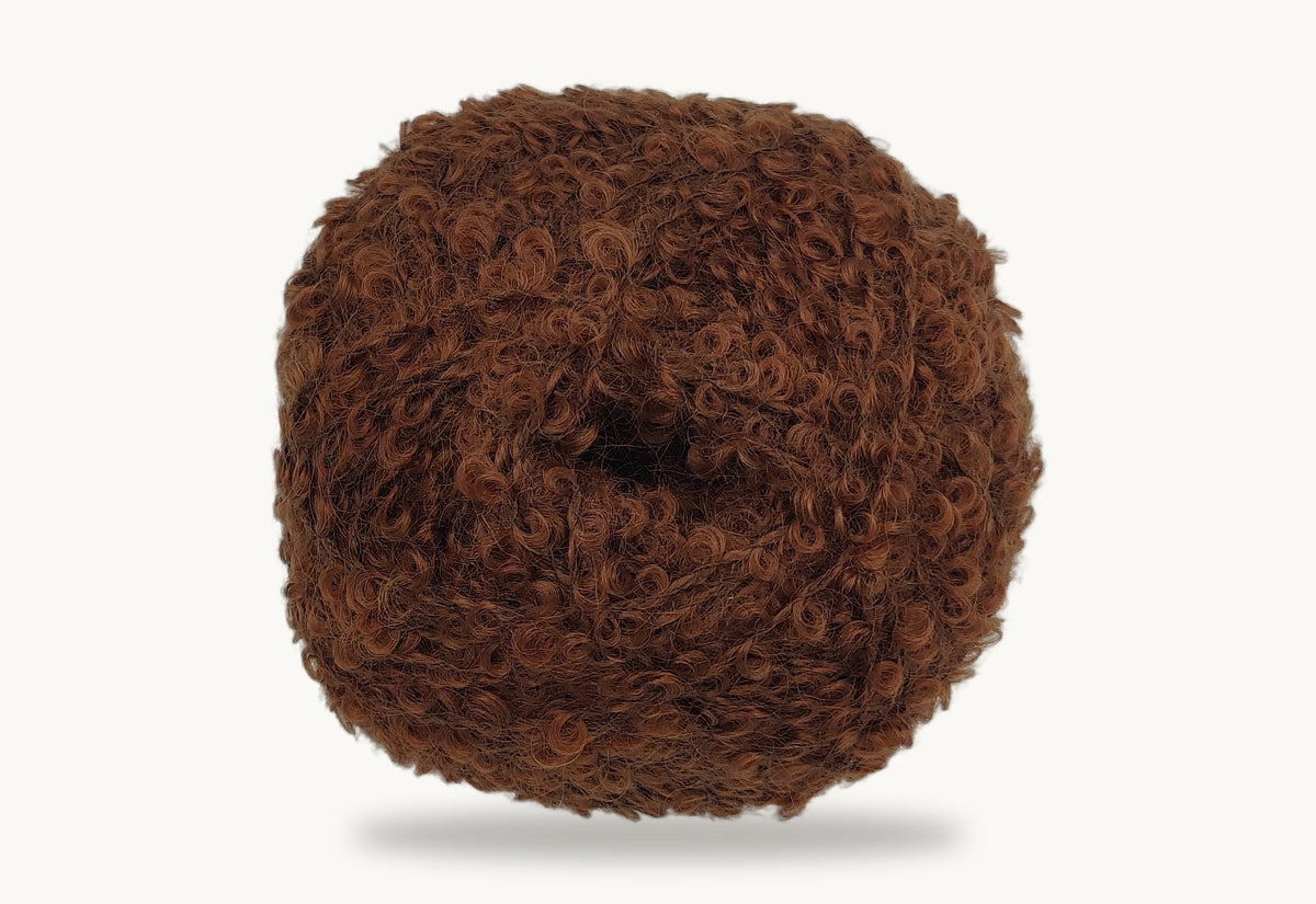 Mohair by Canard Bouclé Mohair - Walnut