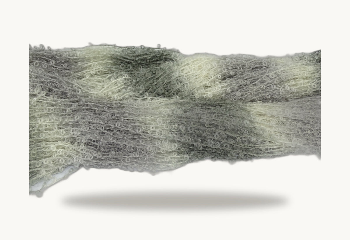 Mohair by Canard Bouclé Mohair - Silver Gray Mix