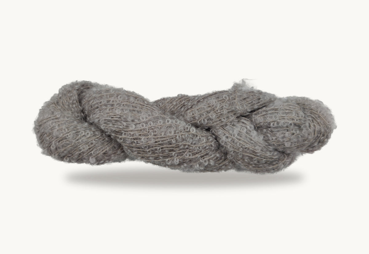 Mohair by Canard Bouclé Mohair - Silver Gray