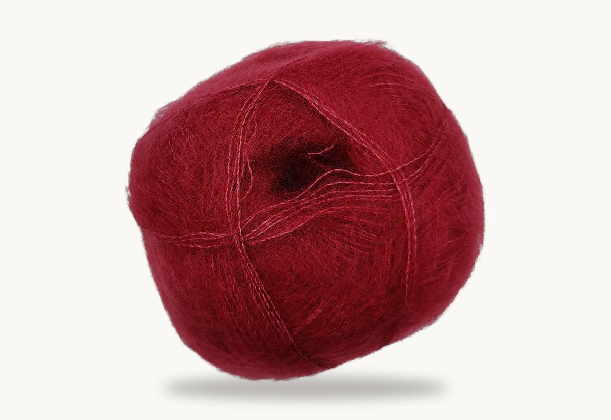 Mohair by Canard Brushed Lace - Rhododendron