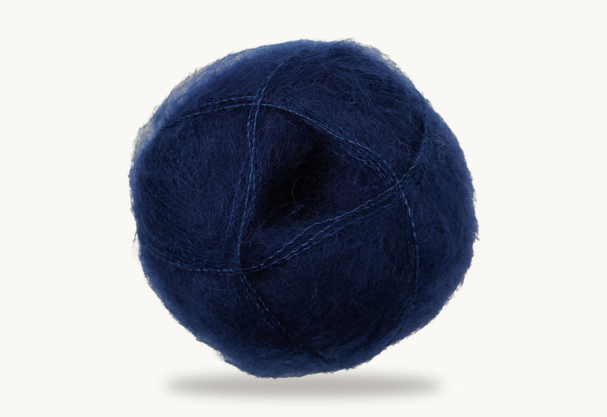 Mohair by Canard Brushed Lace - Deep Blue