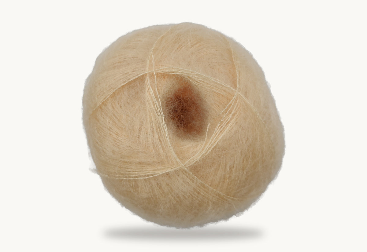Mohair by Canard Brushed Lace - Peach